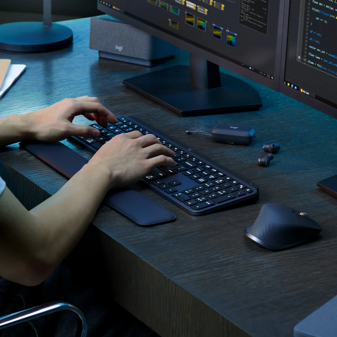 Vue 3 de Logitech MX Keys S